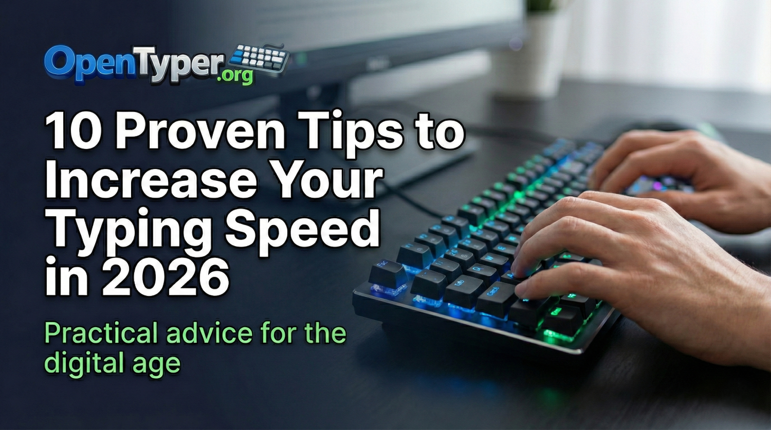 10 Proven Tips to Increase Your Typing Speed in 2026
